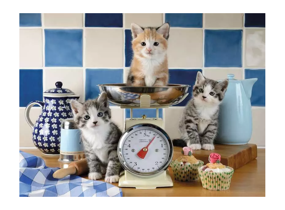 RAVENSBURGER Puzzle Kuchyňa u mačičiek 1500 dielikov