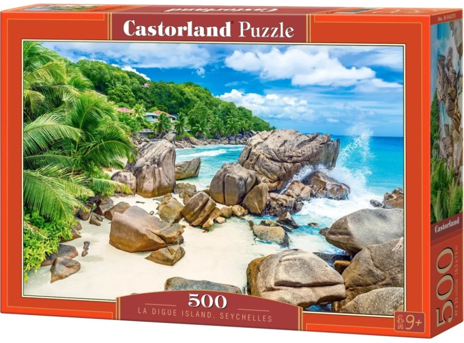 CASTORLAND Puzzle La Digue, Seychely 500 dielikov