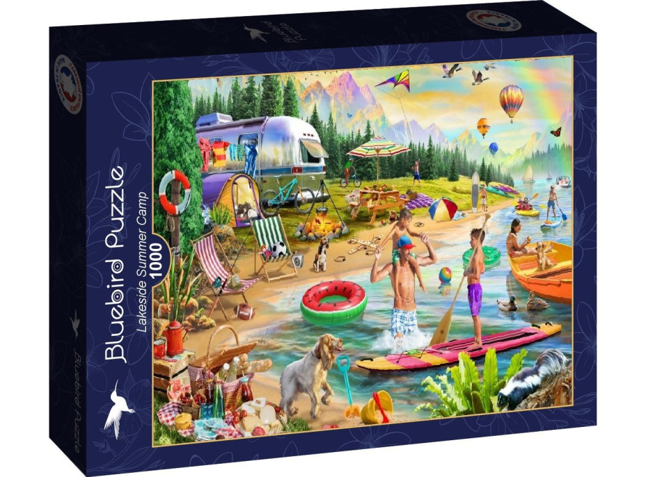 BLUEBIRD Puzzle Letný tábor Lakeside 1000 dielikov
