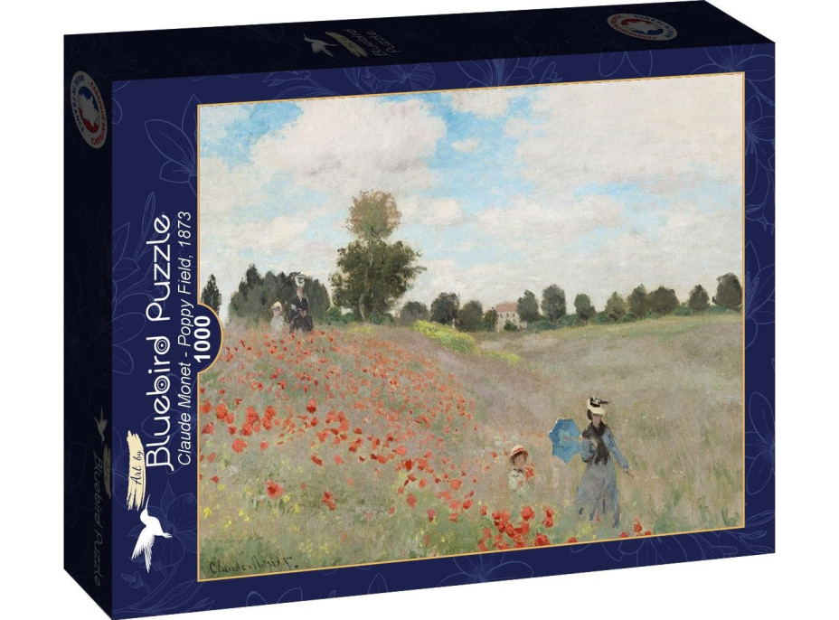 BLUEBIRD Puzzle Makové pole 1000 dielikov