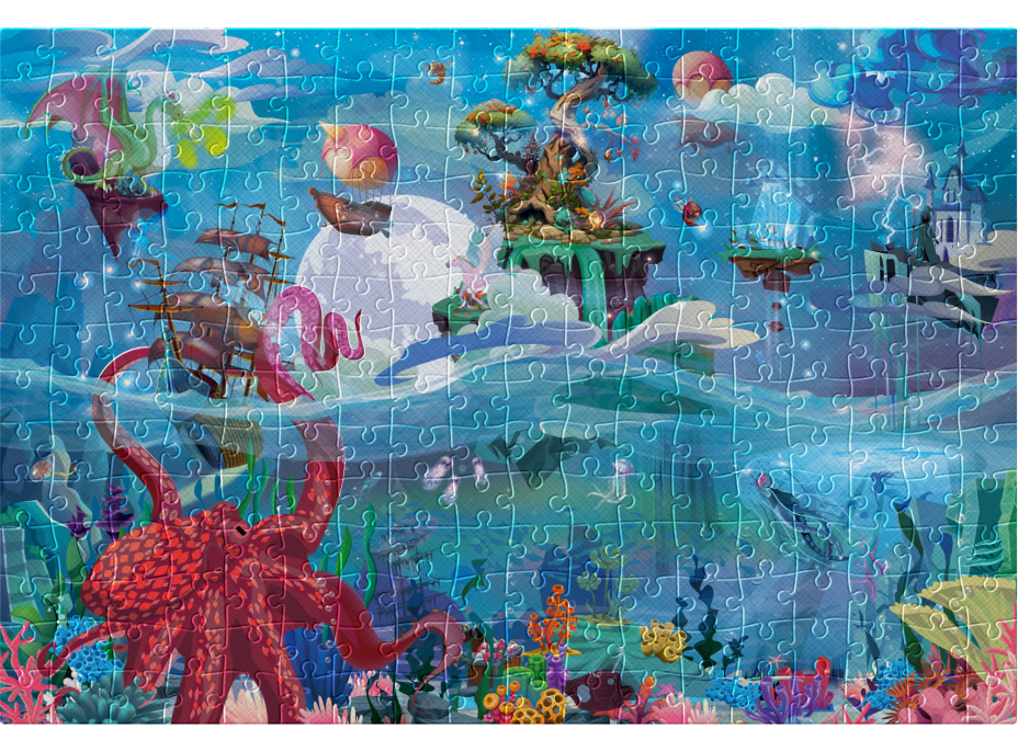 INTERDRUK Puzzle Mettalic Fantasy: Ríša divov 500 dielikov