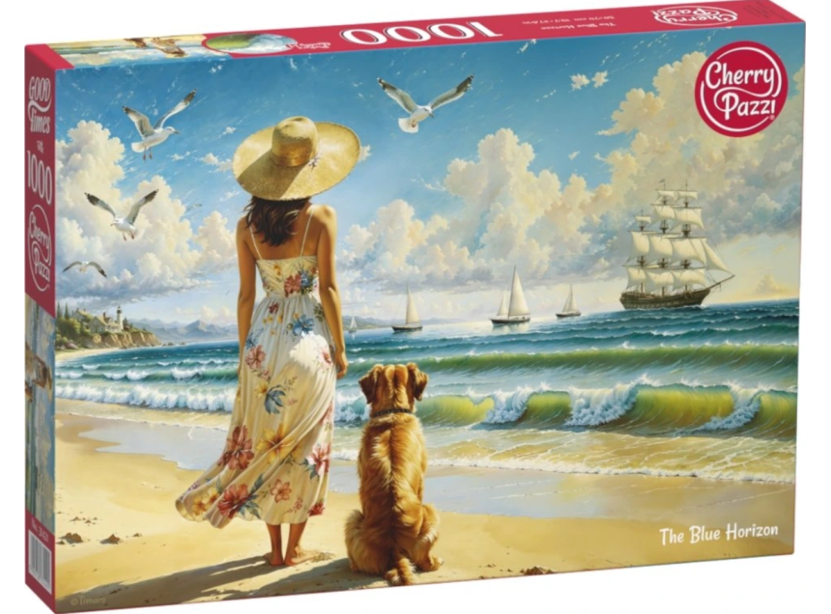CHERRY PAZZI Puzzle Modrý horizont 1000 dielikov