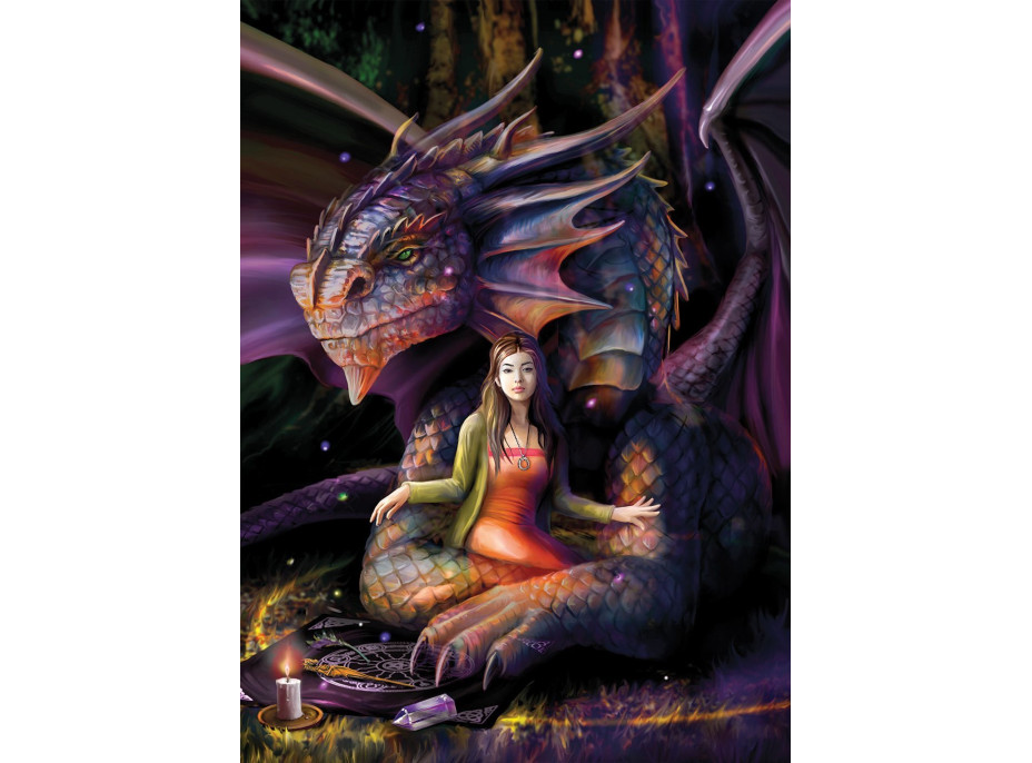 BLUEBIRD Puzzle Mystický drak 1000 dielikov