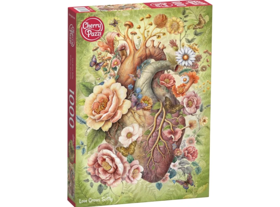 CHERRY PAZZI Puzzle Nežný rozkvet lásky 1000 dielikov
