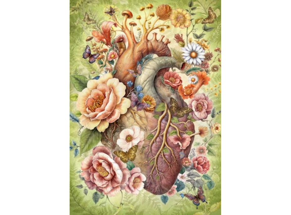 CHERRY PAZZI Puzzle Nežný rozkvet lásky 1000 dielikov