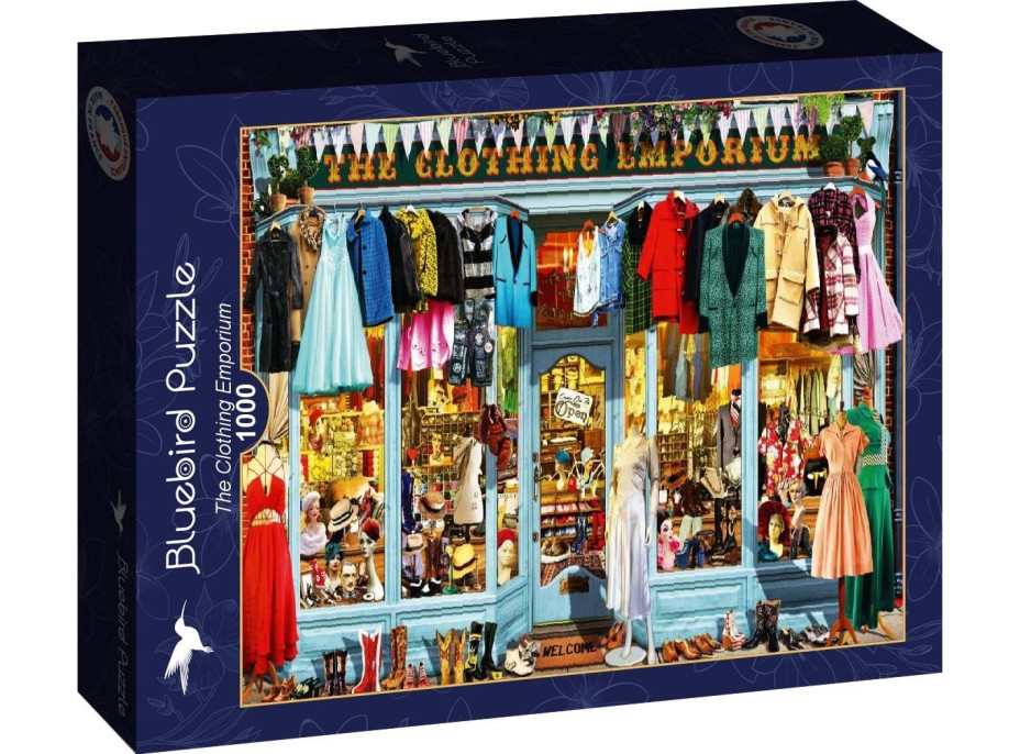 BLUEBIRD Puzzle Obchod s odevmi 1000 dielikov