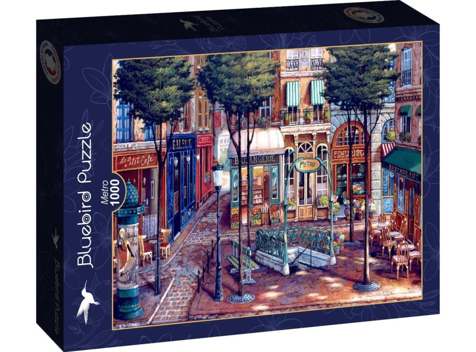 BLUEBIRD Puzzle Parížske metro 1000 dielikov