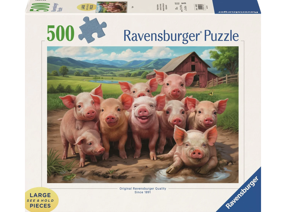 RAVENSBURGER Puzzle Prasiatka 500 dielikov