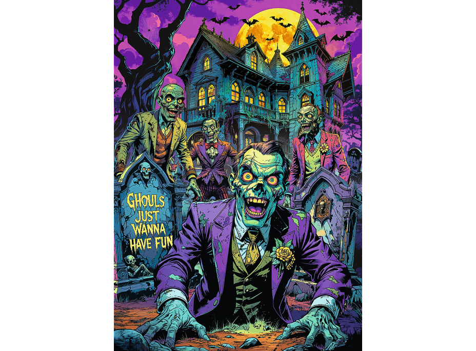 TREFL Puzzle Premium Plus Hall of Horror: Zombie 1000 dielikov