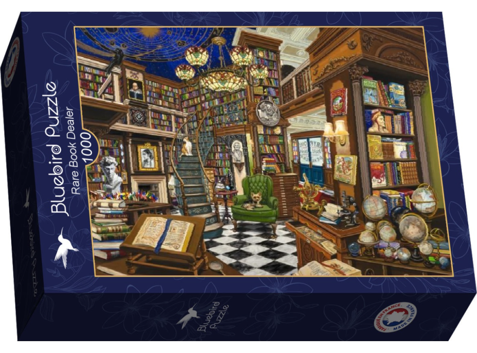 BLUEBIRD Puzzle Predajca vzácnych kníh 1000 dielikov