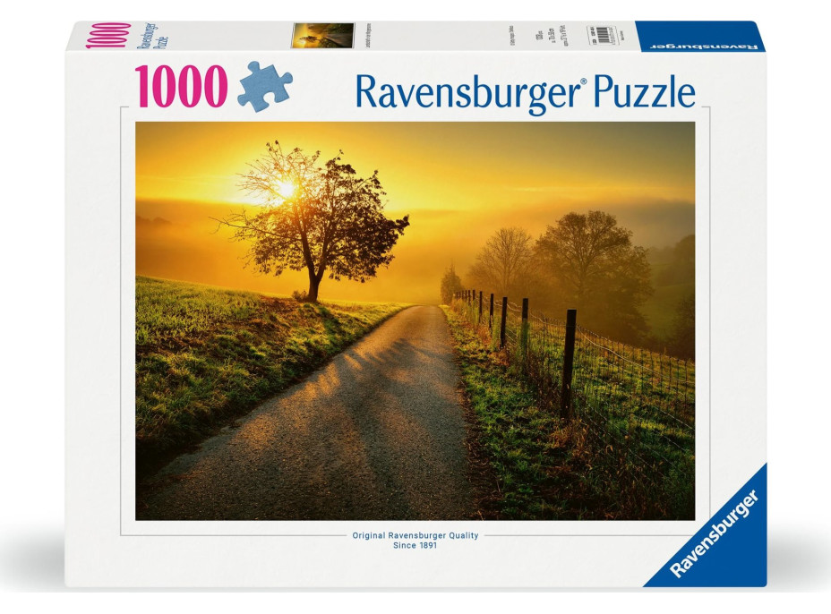 RAVENSBURGER Puzzle Ráno v zlatých lúčoch 1000 dielikov