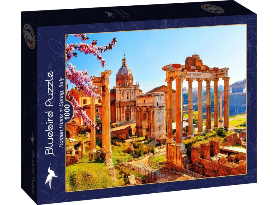 BLUEBIRD Puzzle Rímske ruiny na jar 1000 dielikov