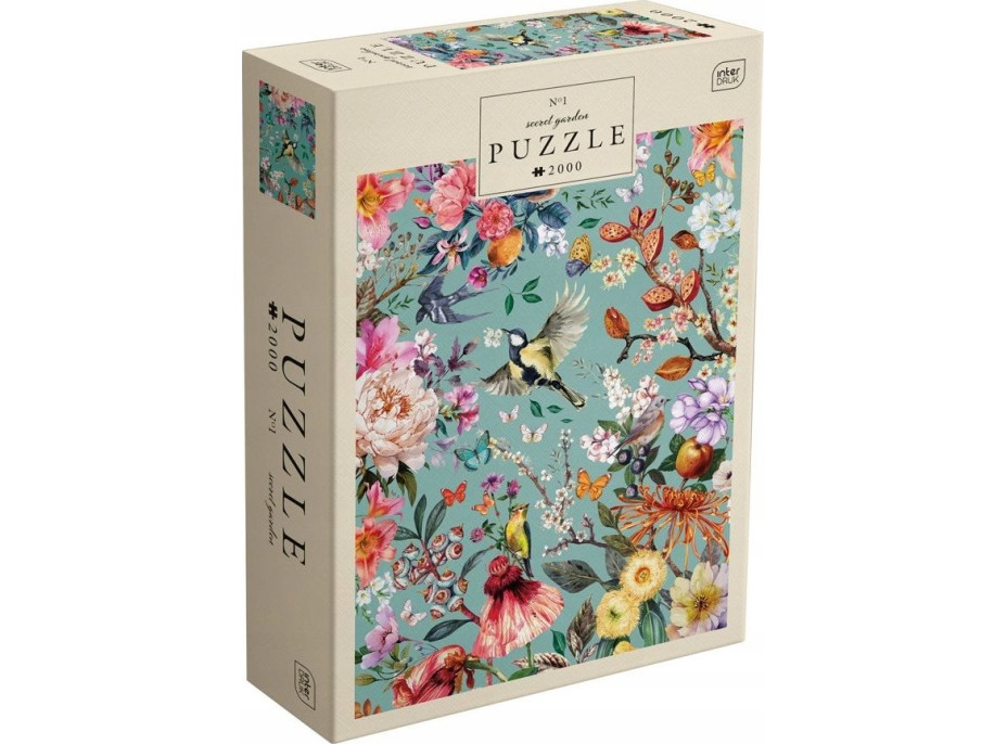 INTERDRUK Puzzle Tajná záhrada 2000 dielikov
