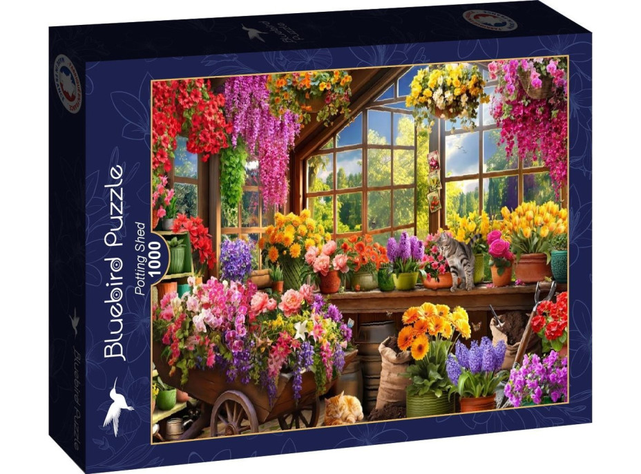 BLUEBIRD Puzzle Skleník 1000 dielikov