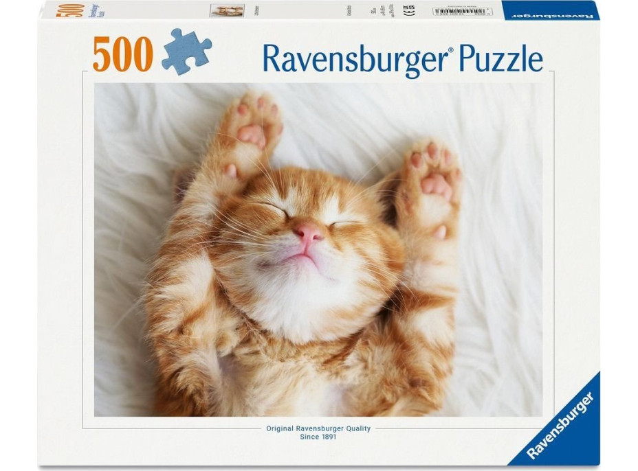 RAVENSBURGER Puzzle Spiaci chlpáčik 500 dielikov