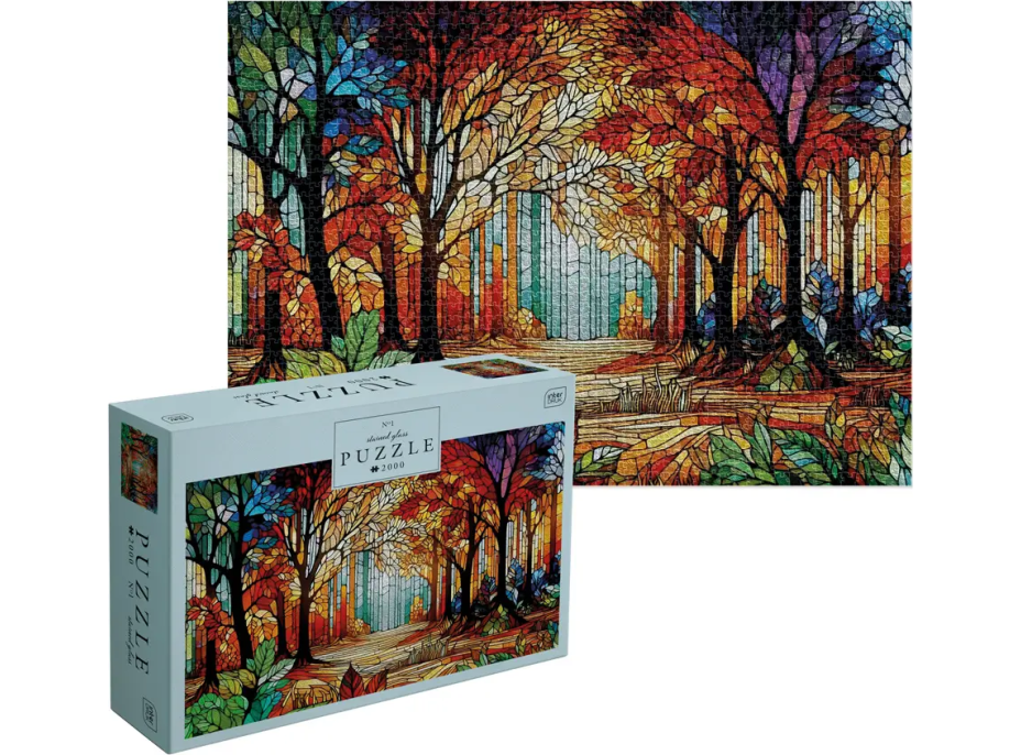INTERDRUK Puzzle Stained Glass 1: Les 2000 dielikov