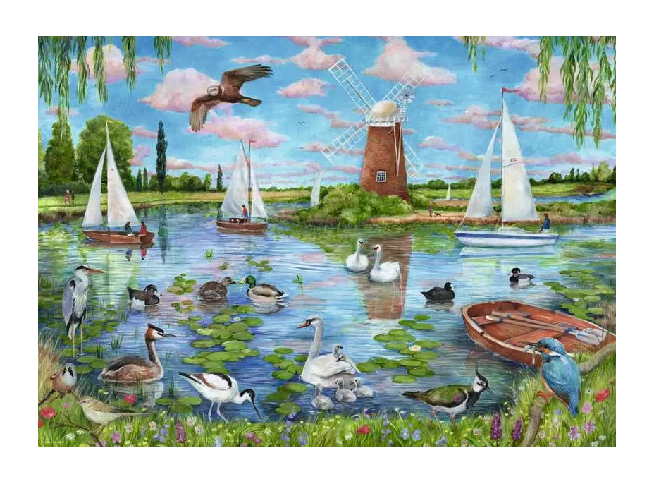 RAVENSBURGER Puzzle Tajomstvo života v Anglicku 1000 dielikov