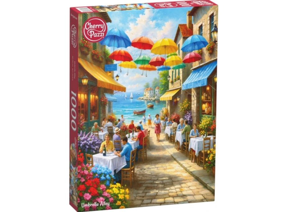 CHERRY PAZZI Puzzle Ulica s dáždnikmi 1000 dielikov