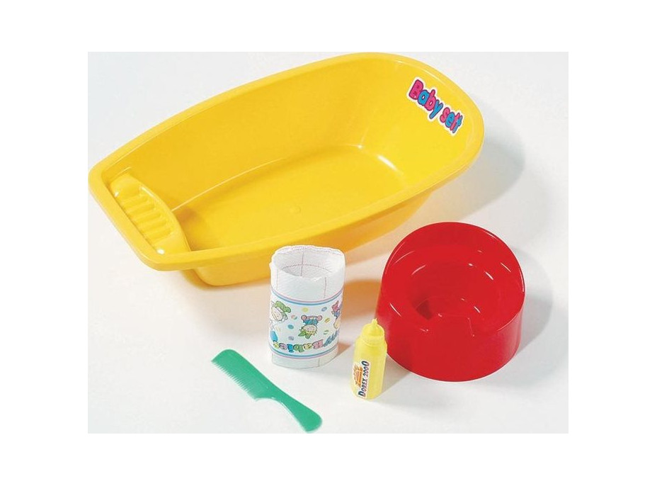 DOHÁNY Vanička pre bábiky s príslušenstvom 1ks (mix)