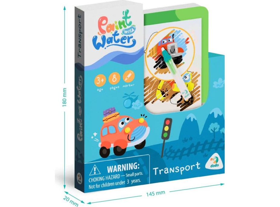 DODO Vodné maľovanie Doprava