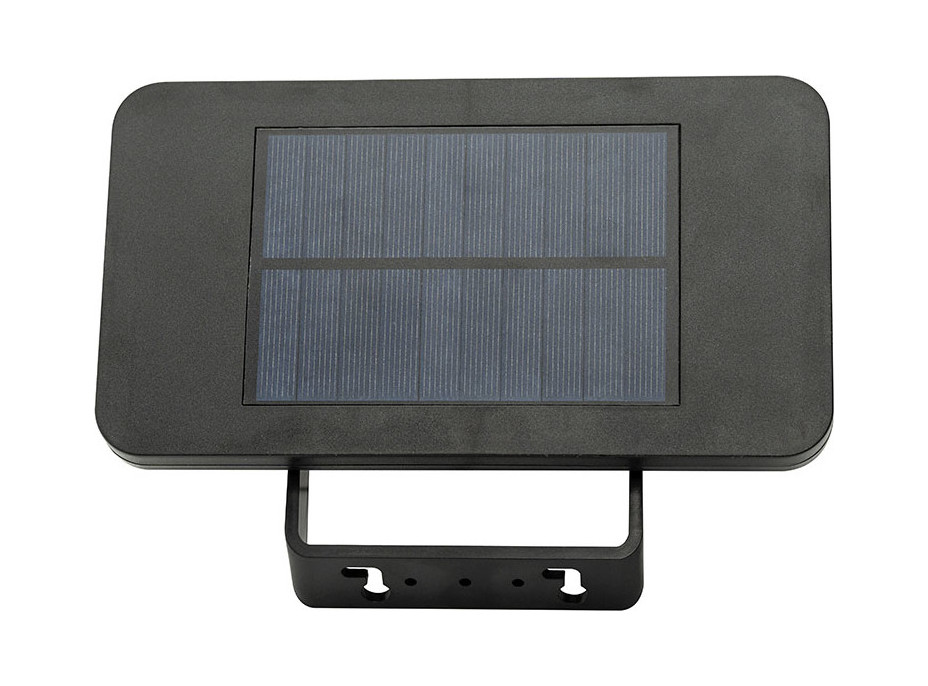 Solight LED solárne osvetlenie so senzorom, 5W, 500lm, 4000K, Li-Ion, čierna