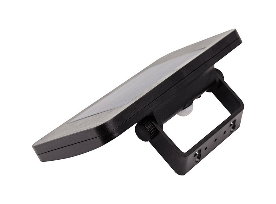 Solight LED solárne osvetlenie so senzorom, 5W, 500lm, 4000K, Li-Ion, čierna