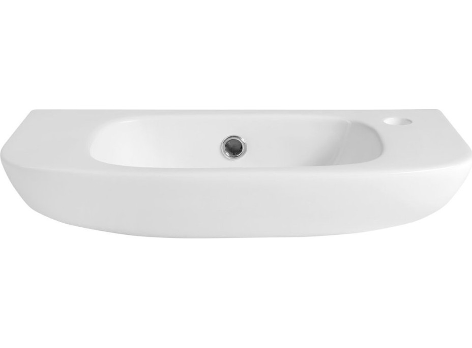 Aqualine KIA keramické umývadlo 49x25cm, biela NP405