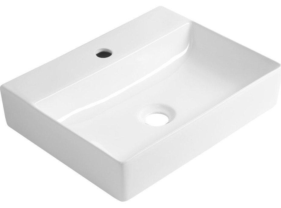 Aqualine SOYO keramické umývadlo 46x36cm, biela NP465