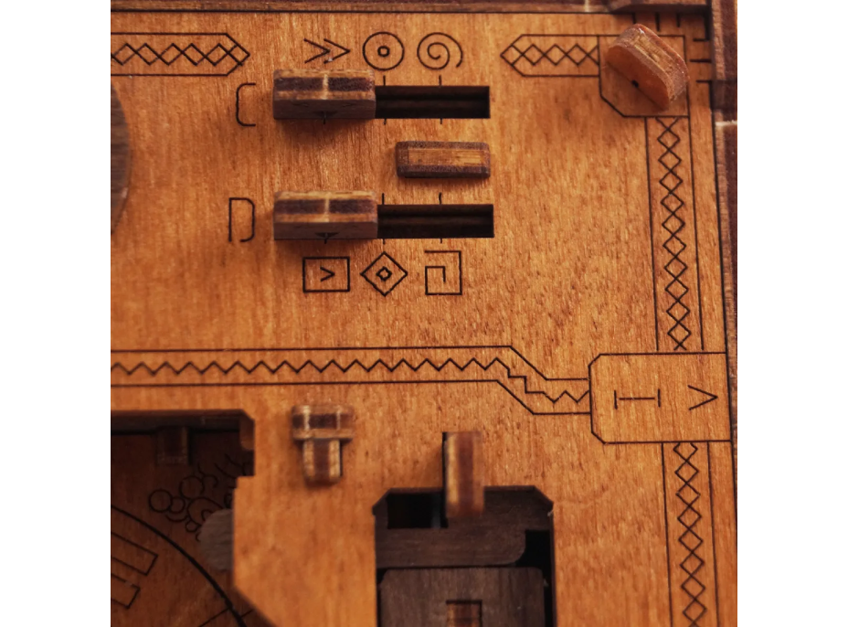 WOODEN CITY 3D drevené puzzle Escape room: Mayská pyramída 184 dielikov