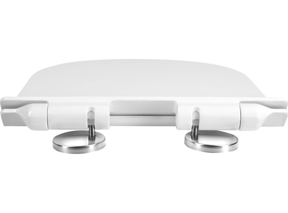 Aqualine CARLO WC sedátko, SLIM, Soft Close, Easy Take, biela PRX.101.855