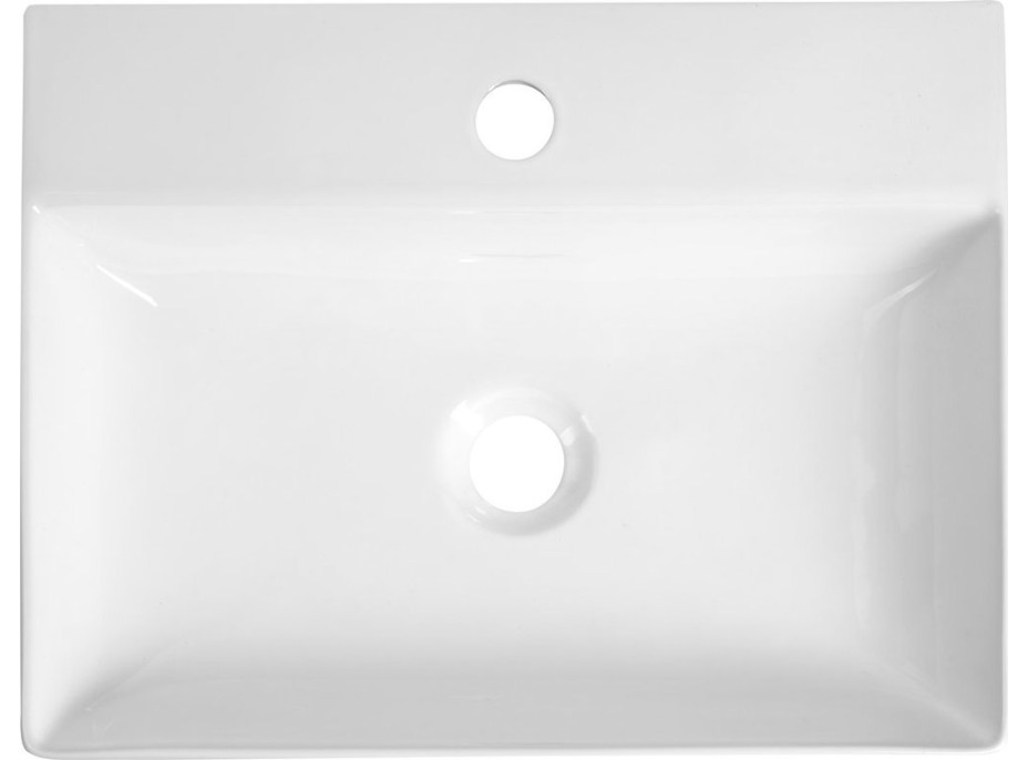 Aqualine SOYO keramické umývadlo 46x36cm, biela NP465
