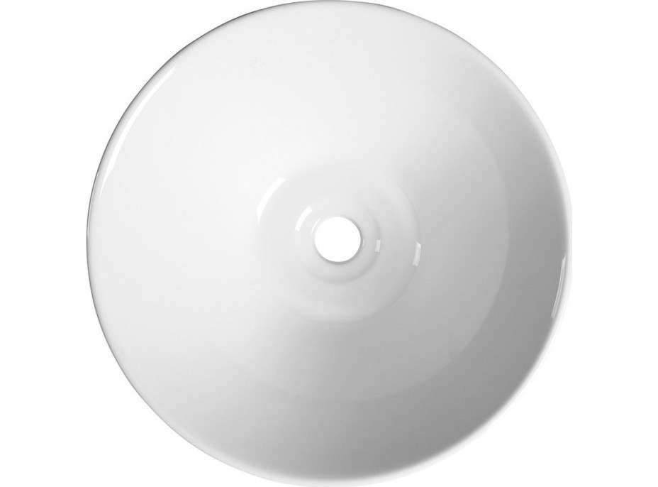 Aqualine COMILLAS keramické umývadlo na dosku, 42x15 cm, biela BH7012