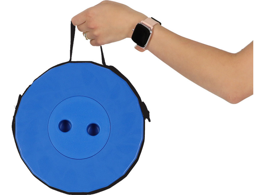 Skladacia kempingová stolička - modrá