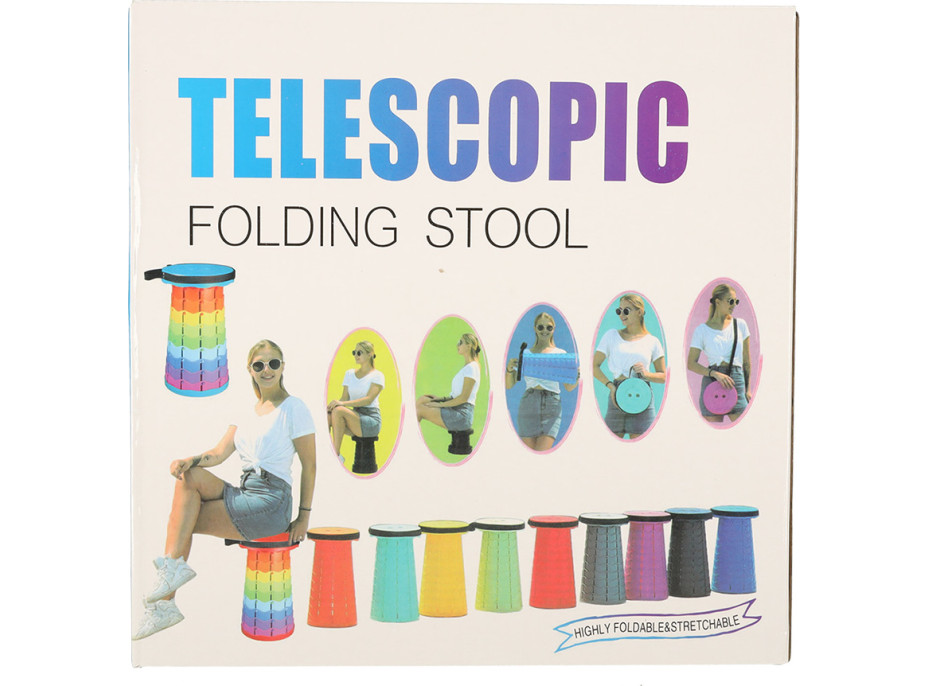 Skladacia kempingová stolička - modrá