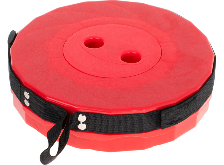 Skladacia kempingová stolička - červená