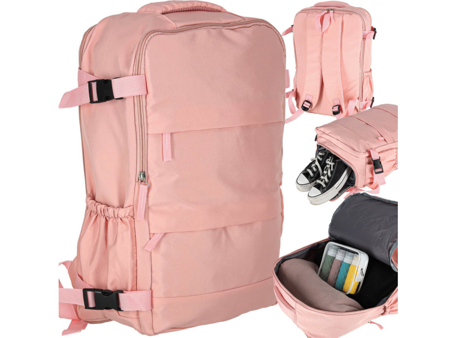 Cestovný batoh 45x30 cm - ružový