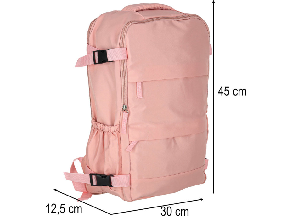 Cestovný batoh 45x30 cm - ružový