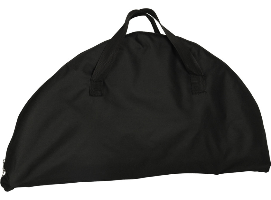 Cestovný skladací stolík 72 cm s krytom - čierny