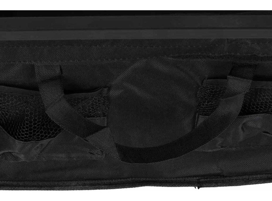 Skladací plážový prepravný vozík LUARO - čierny