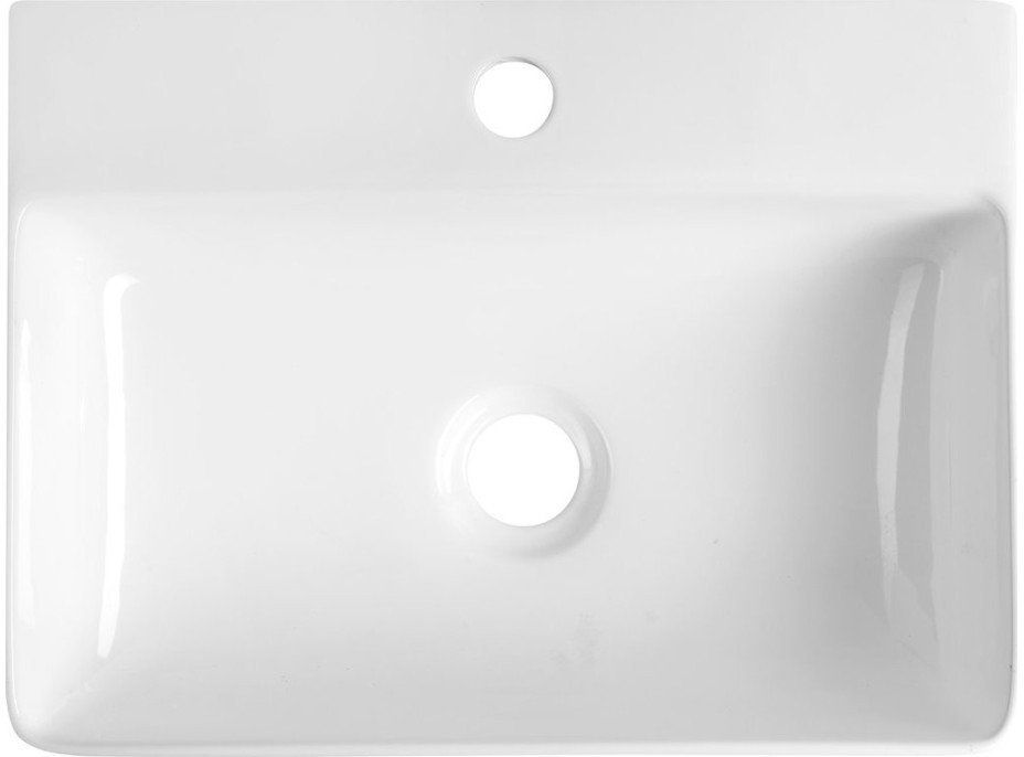 Aqualine MERCY keramické umývadlo 40x30cm, biela NP422