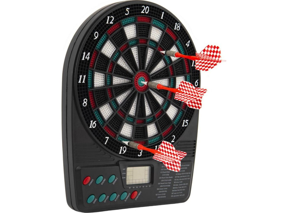 TEDDIES Elektronický terč so šípkami 26 cm