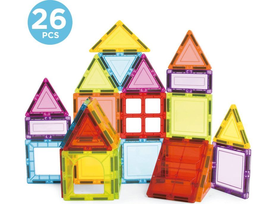 EDUCA Magnetická stavebnica Magnetics 26 dielikov