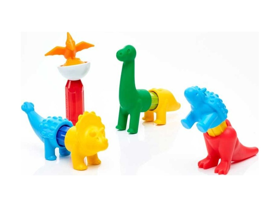 SMARTMAX Magnetická stavebnica Moji prví dinosaury 14 dielikov