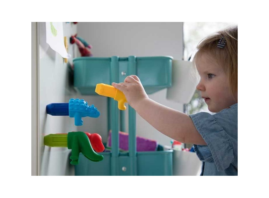 SMARTMAX Magnetická stavebnica Moji prví dinosaury 14 dielikov