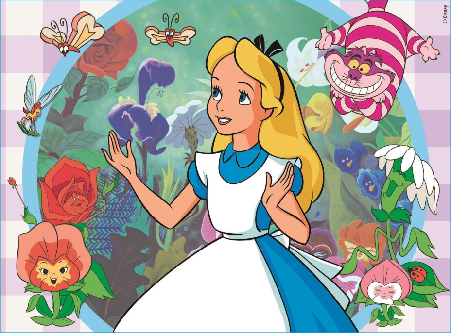 CLEMENTONI Obrázkové kocky Disney klasickej rozprávky, 12 kociek