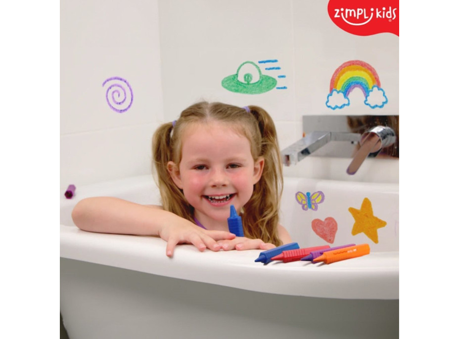 ZIMPLI KIDS Pastelky do vane 6ks