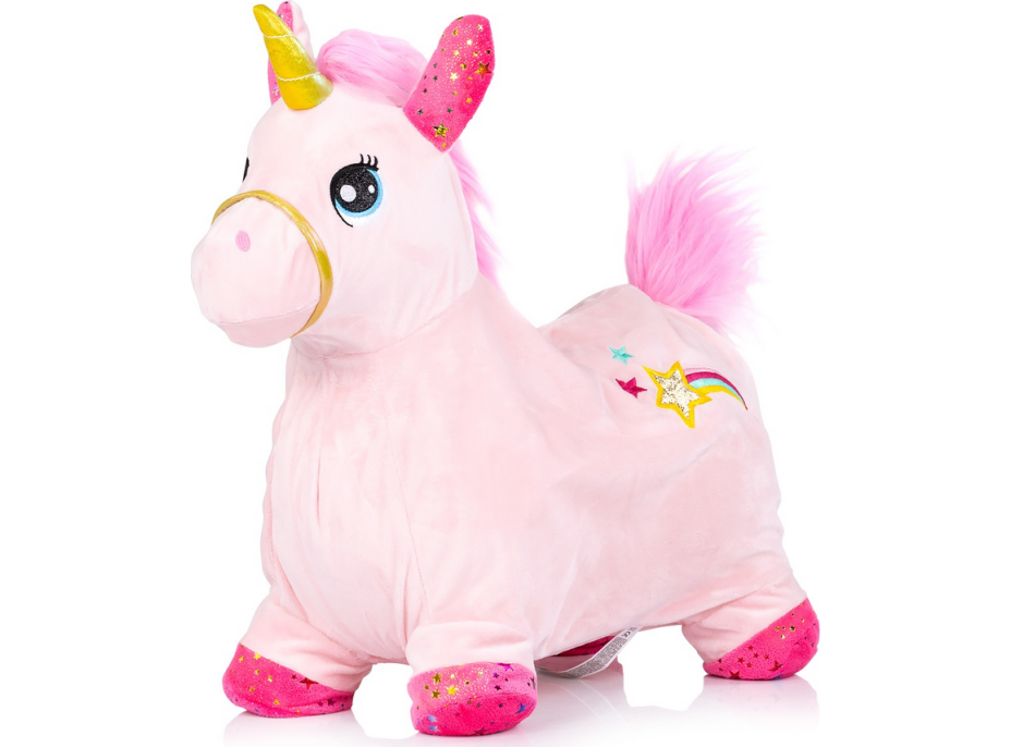 CHIPOLINO Plyšové hopsadlo Jednorožec