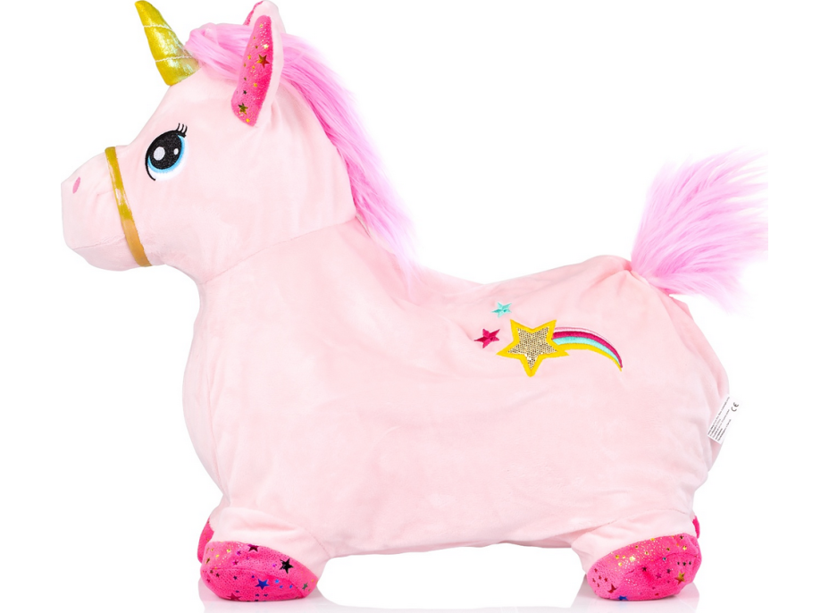 CHIPOLINO Plyšové hopsadlo Jednorožec