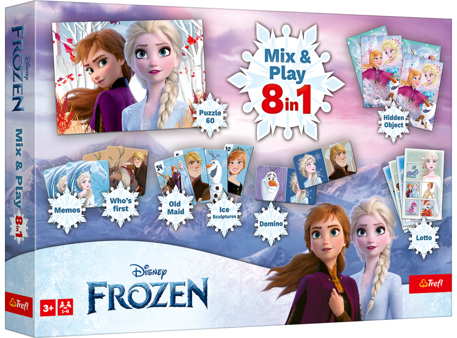 TREFL Sada hier Mix&Play 8v1 Ľadové kráľovstvo 2