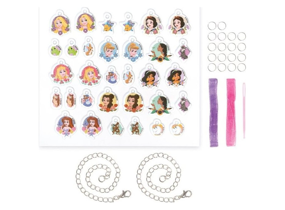 TOTUM Sada náramkov s príveskami Disney Princezné